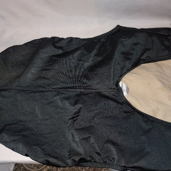 Rare Vintage Ujena One Piece Black And Colorful Stars Geometric Made in USA - Picture 6 of 8